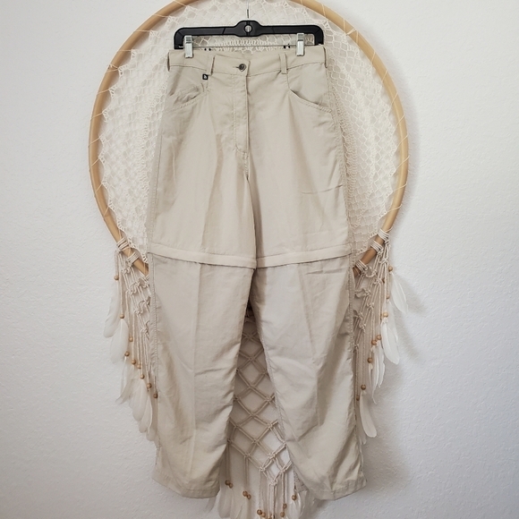 The North Face Convertible Hiking Pants Bermuda Shorts Women's Tan/Khaki Size 10 - Picture 10 of 10